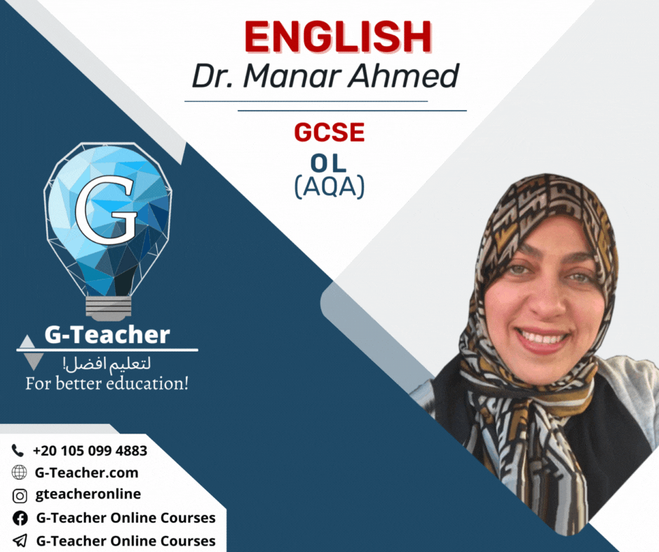 Dr. Manar Ahmed (ESL Oxford)  – M